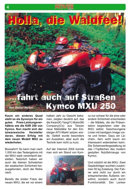 Dezember 2004 - Mover Magazin