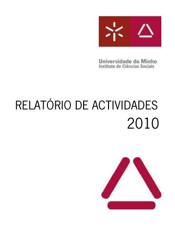 RELATÃRIO DE ACTIVIDADES - ICS - Universidade do Minho