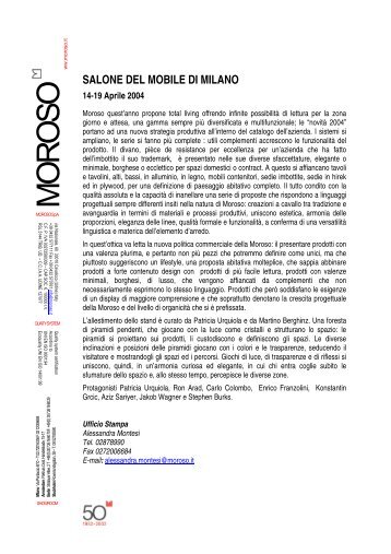 SALONE DEL MOBILE DI MILANO - Moroso