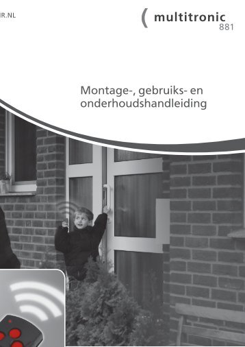 Montage-, gebruiks- en onderhoudshandleiding