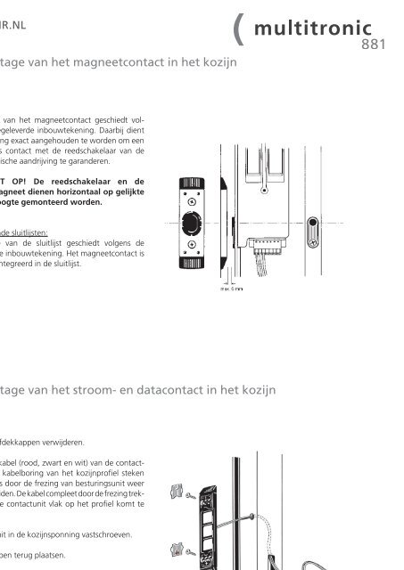 Montage-, gebruiks- en onderhoudshandleiding