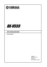 RX-V559 v4 FIN.pdf - Yamaha