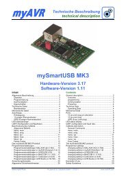 Technische Beschreibung - myAVR