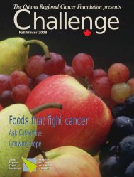 Foods that fight cancer - The Ottawa Regional Cancer Foundation