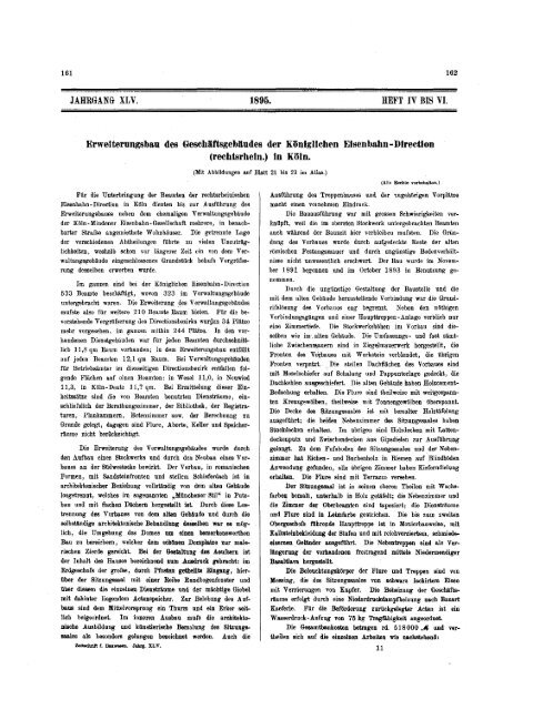 04. Zeitschrift fÃ¼r Bauwesen XLV. 1895, H. IV-VI= Sp. 161-340