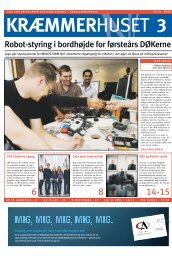 Robot-styring i bordhÃ¸jde for fÃ¸rsteÃ¥rs DÃKerne - CBS OBSERVER