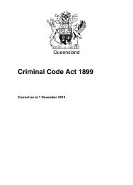 Criminal Code Act 1899 - Queensland Legislation