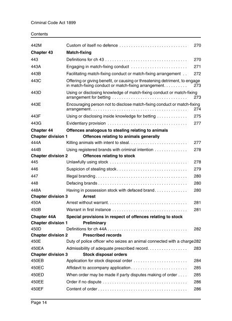 Criminal Code Act 1899 - Queensland Legislation