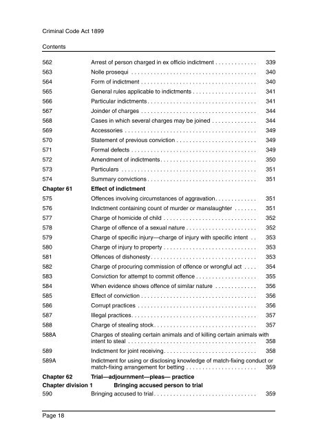 Criminal Code Act 1899 - Queensland Legislation