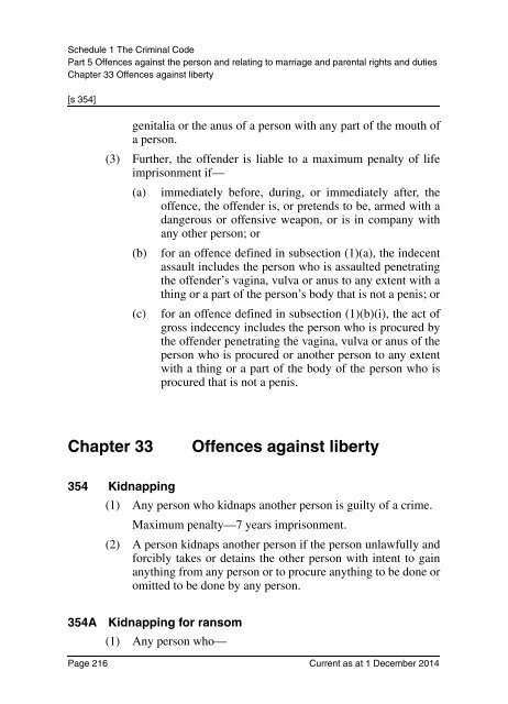 Criminal Code Act 1899 - Queensland Legislation