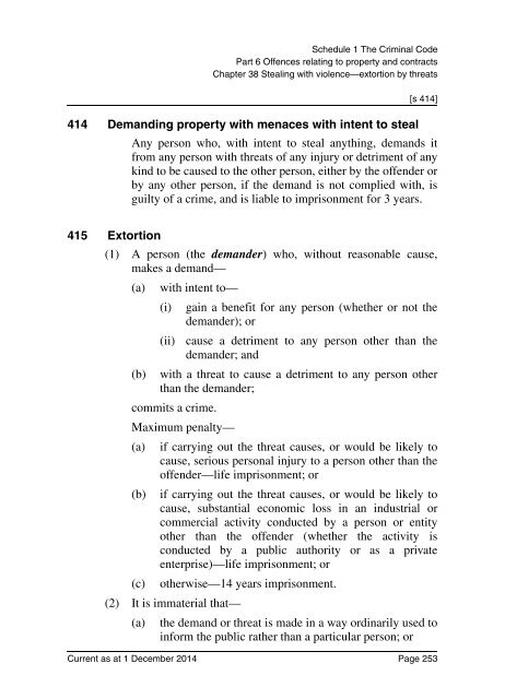 Criminal Code Act 1899 - Queensland Legislation