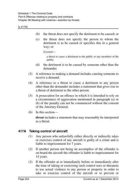 Criminal Code Act 1899 - Queensland Legislation