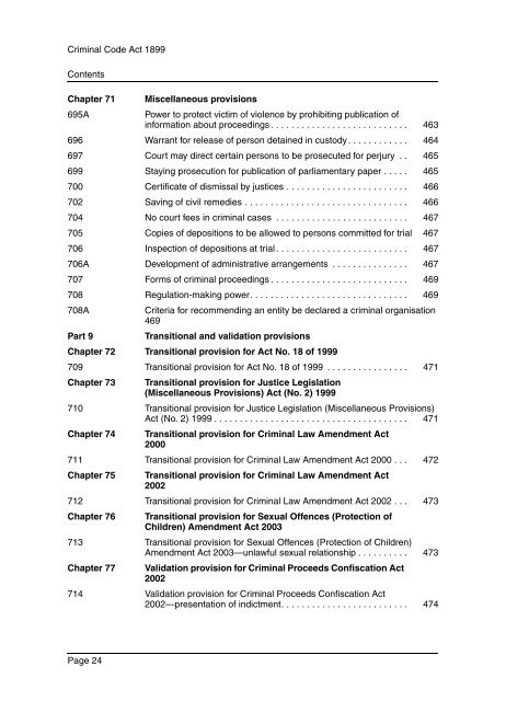 Criminal Code Act 1899 - Queensland Legislation