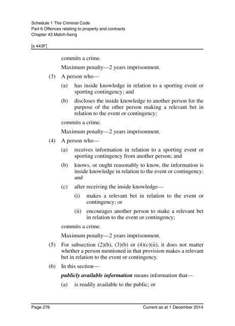 Criminal Code Act 1899 - Queensland Legislation