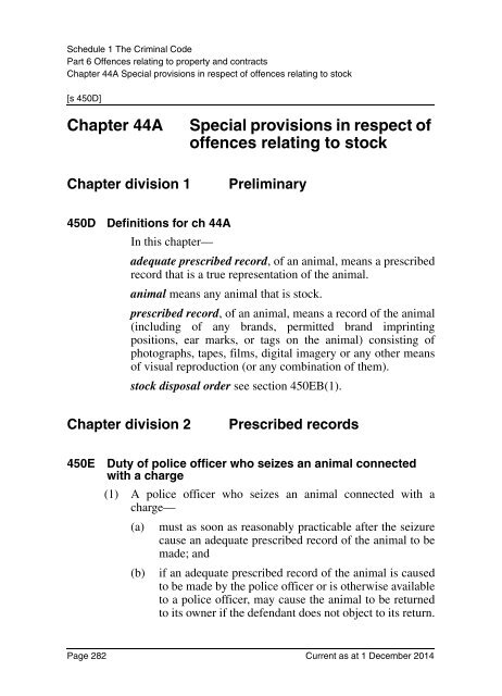 Criminal Code Act 1899 - Queensland Legislation