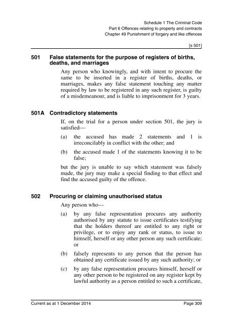 Criminal Code Act 1899 - Queensland Legislation