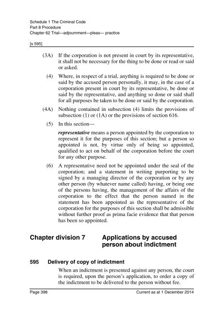 Criminal Code Act 1899 - Queensland Legislation