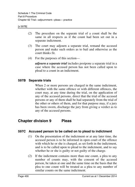 Criminal Code Act 1899 - Queensland Legislation