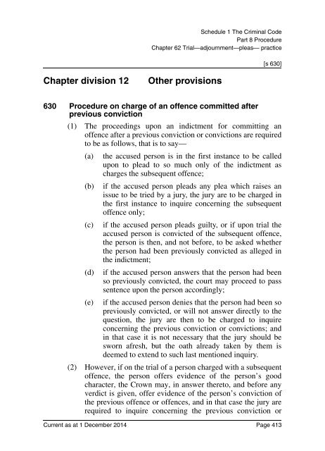 Criminal Code Act 1899 - Queensland Legislation