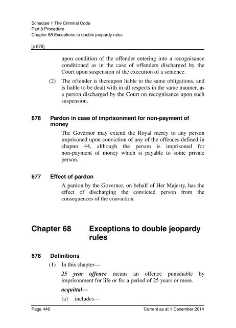 Criminal Code Act 1899 - Queensland Legislation