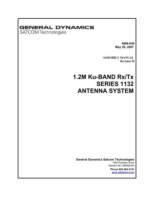 4096-630 - General Dynamics SATCOM Technologies