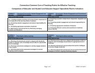SESS CCT Rubric Comparison - SEED – System for Educator ...