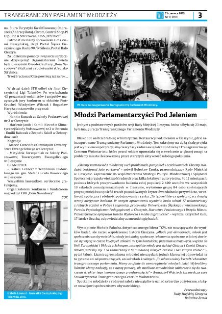 21 czerwca 2013.pdf - Cieszyn.pl