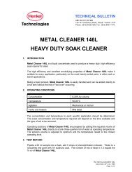 METAL CLEANER 146L HEAVY DUTY SOAK CLEANER - Solvents