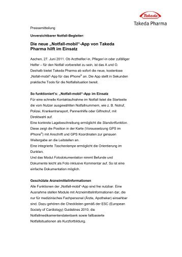 tppm_Notfall Mobil App Laien_29062011.pdf - Takeda Pharma GmbH