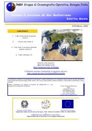 qui - Gruppo Nazionale di Oceanografia Operativa - Ingv