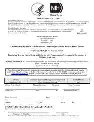 Evaluation Form - NIH Clinical Center - National Institutes of Health