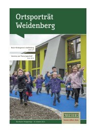 Ortsporträt Weidenberg - Verlagsbeilagen des Nordbayerischen ...