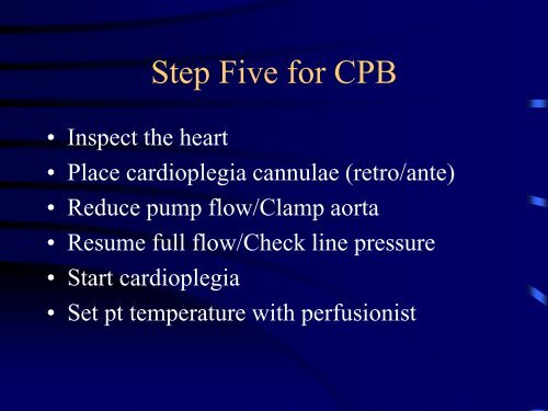 Introduction to Cardiopulmonary Bypass - TSDA