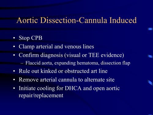 Introduction to Cardiopulmonary Bypass - TSDA