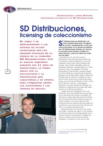 SD Distribuciones, - Licencias Actualidad