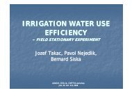 Irrigation Water Use Efficiency IWUE [ kg/mm ] - adagio