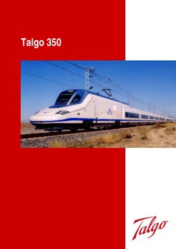 datenblatt talgo350.pdf - Talgo Deutschland
