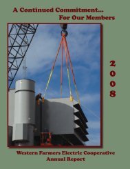 2008 WFEC Annual Report - Western Farmers Electric Cooperative