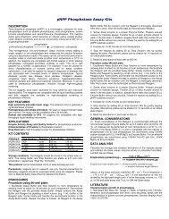 pNPP Phosphatase Assay Kits - Bioxys