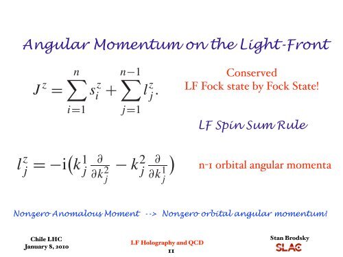 Light-Front Holography and Novel Collider Physics