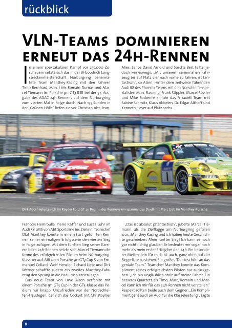 VLN Racing News (pdf)