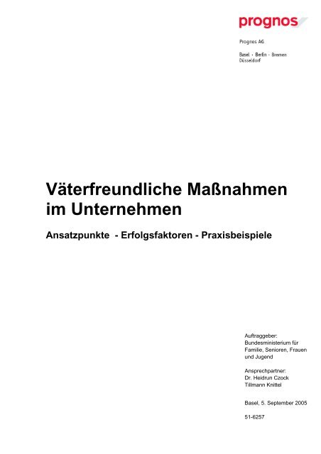 VÃ¤terfreundliche MaÃnahmen im Unternehmen - Mittelstand und ...