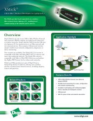 XStick USB to XBee Wireless PAN Adapter - Delmation