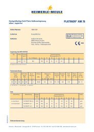 PLATINOR® AM 78 - Heimerle + Meule