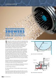 Waterproofing Showers & the Building Code of Australia - Infotile