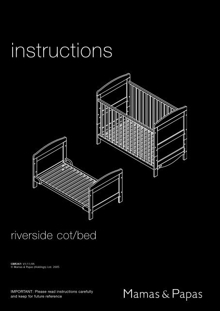 Riverside Cot-Bed V1 - Mamas &amp; Papas