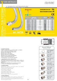 flexible conduit system s - Cosmec srl