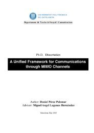 Chapter 2 MIMO Channels - Library of Ph.D. Theses | EURASIP