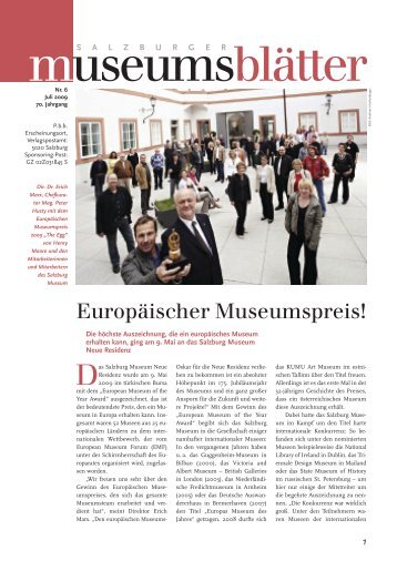 museumsblätter - Salzburger Museumsverein