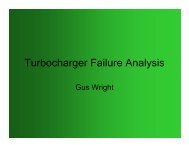 Turbocharger Failure Analysis - by Gus Wright